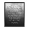 Stupell Industries Execute Motivational Definition Floater Framed Canvas Wall Art Design by Daphne Polselli